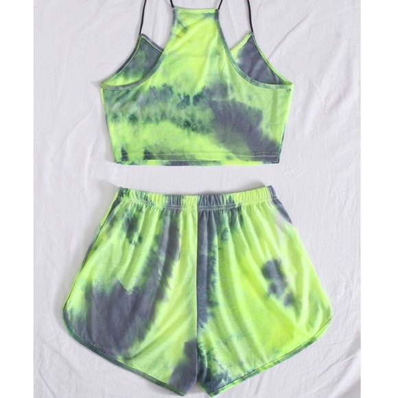 Boutique | Babe Tie Dye Shorts Set - Picture 2 of 7